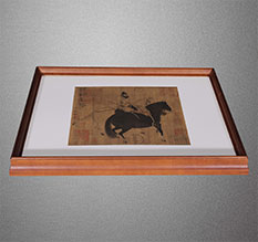 萨嘎书画装裱配框服务案例